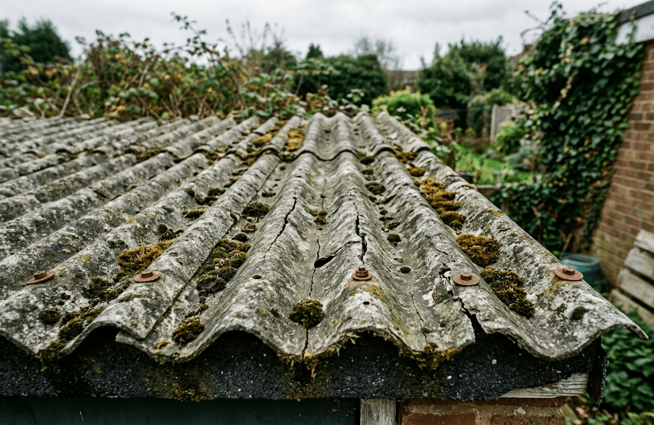 Asbestos garage roof removal Hertfordshire