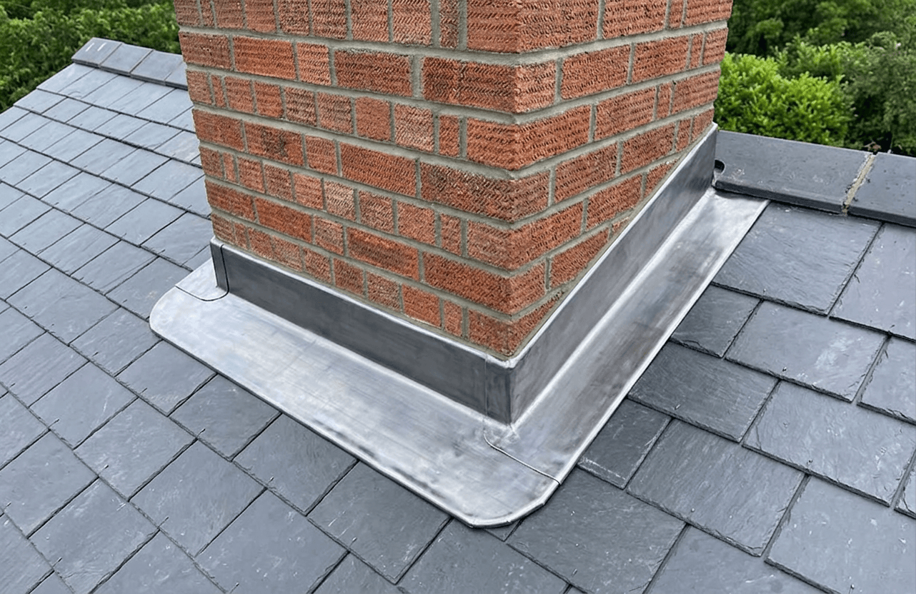 Chimney lead flashing repair Hertfordshire