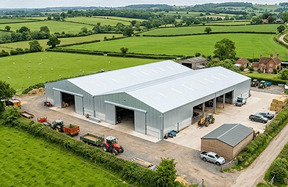 Agricultural barn roofing Hertfordshire